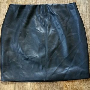 FINAL OFFER.  Hollister black vegan leather skirt